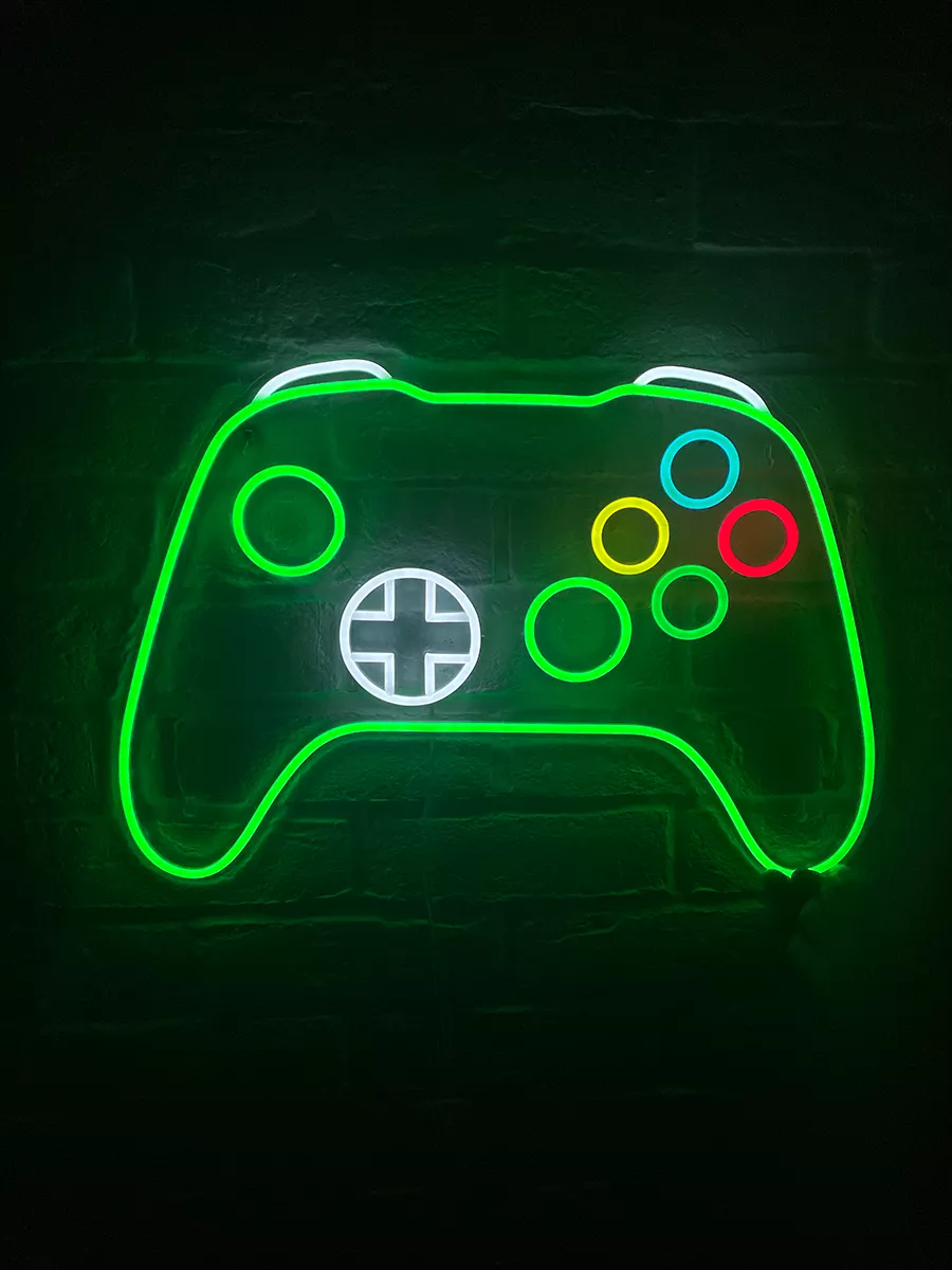 Неоновый светильник Геймпад Xbox, фото 5