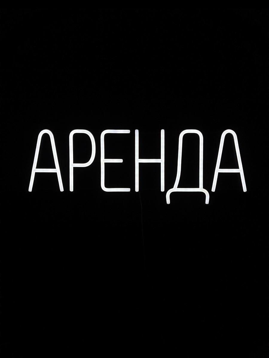 Неоновая вывеска Аренда, фото 5